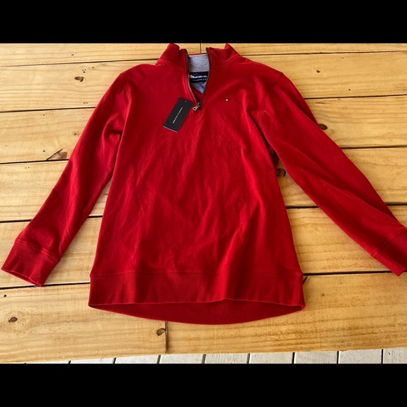 Youth Largs Tommy Hilfiger Red Pullover - Picture 5 of 5